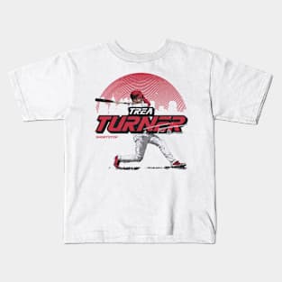 Trea Turner Philadelphia Skyline Kids T-Shirt